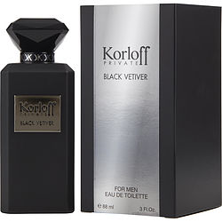 Korloff Private Black Vetiver By Korloff Edt Spray 3 Oz